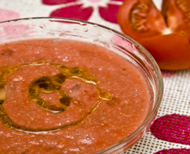 Gazpacho – supa de rosii raw