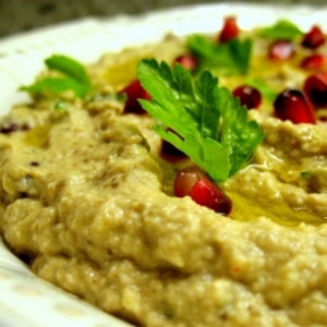 Salata de vinete cu rodie (Baba Ghanoush)