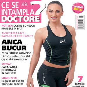 Miss Fitness Universe, pe coperta revistei â€œCe se intampla, doctore?â€ de iunie