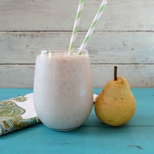 Smoothie de toamna, cu pere si spanac