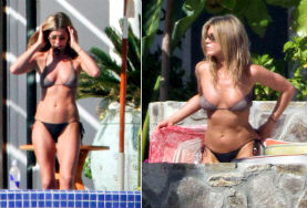 Jennifer Aniston face yoga la 40 de grade Celsius